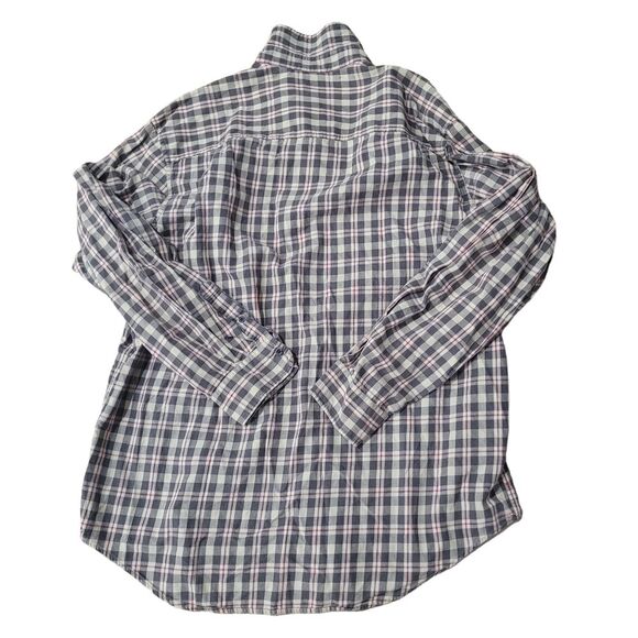 Timberland Men's Plaid Flannel Button Up Green XL - Picture 2 of 6